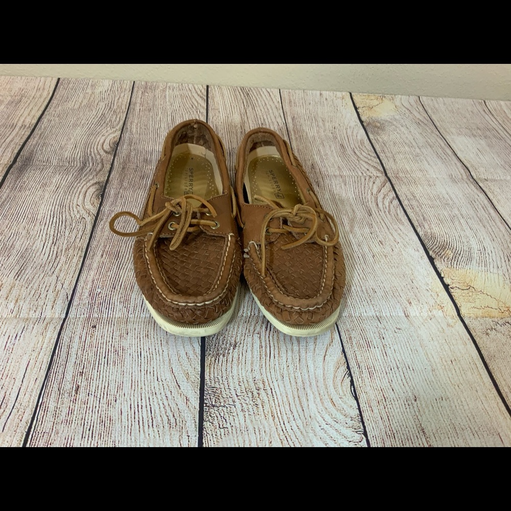 Brown Sperry shoes